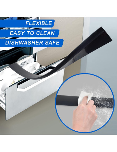 Cubierta de Espacio entre Estufa y Encimera SameTech 21" Negro