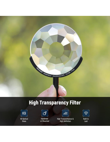 Filtro de Prisma de Caleidoscopio NEEWER 77mm para Cámara