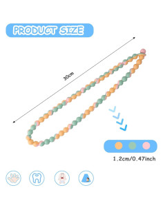 Collar de Dentición de Silicona para Bebé - Seguridad Integrada 2