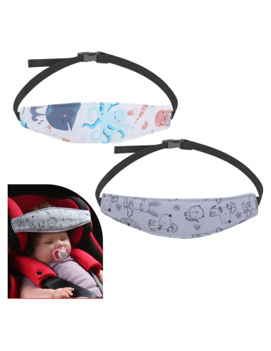 Cojines de Cabeza PandaEar para Bebé - 2 Piezas, Ajustables