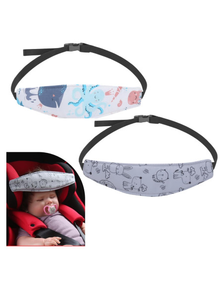 Cojines de Cabeza PandaEar para Bebé - 2 Piezas, Ajustables