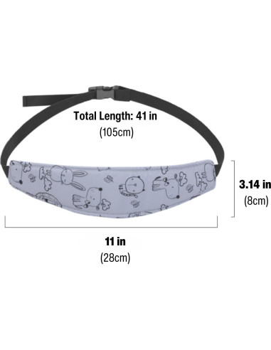 Cojines de Cabeza PandaEar para Bebé - 2 Piezas, Ajustables