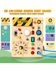 Tablero Ocupado Montessori Plus V2 - Juguete Sensorial 17x13.5cm 2