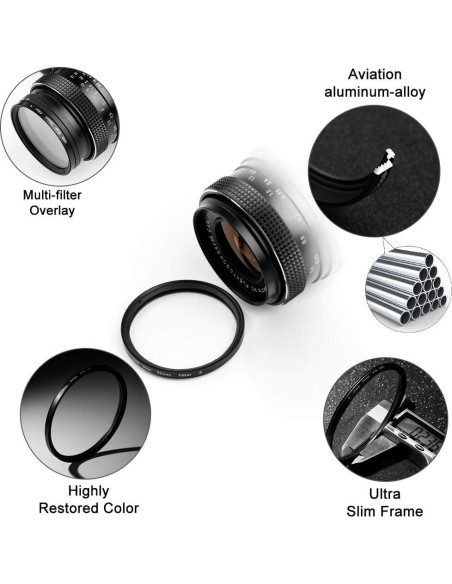 Kit de Filtros de Estrella 40.5mm X-SweetDream - 3 Piezas