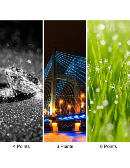 Kit de Filtros de Estrella 40.5mm X-SweetDream - 3 Piezas