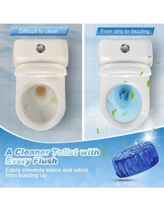 Tabletas Limpiadoras de Inodoro KIISIISO, Paquete de 18 Unidades 2