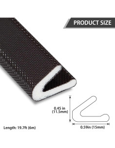 Tira de Sello Autoadhesiva Hungbak 6m x 1.5cm para Ventanas 2