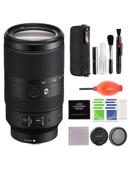 Lente Sony E 70-350mm F4.5-6.3 G OSS + Kit de Limpieza Lente Sony E 70-350mm F4.5-6.3 G OSS + Kit de Limpieza