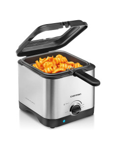 Freidora Compacta Chefman Fry Guy 1.5L Acero Inoxidable