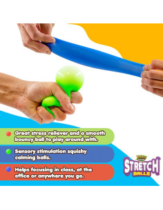 Pelotas de Estrés YoYa Juguetes - 3 Unidades, Alivio Ansiedad 2