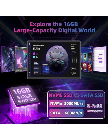 Laptop 2-en-1 Svikou HL1488 14" 2K Touch 16GB/512GB