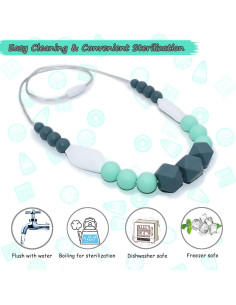 Collar Masticable Sensorial Silicona Flyaway para Niños y Adultos 2