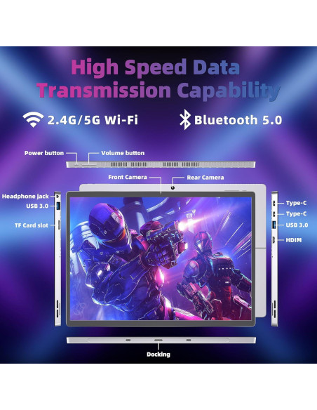 Laptop 2-en-1 Svikou HL1488 14" 2K Touch 16GB/512GB