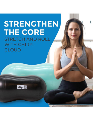 Pelota de Movilidad Chirp Nube Cacahuate 2 Piezas 100x50cm 60x30cm