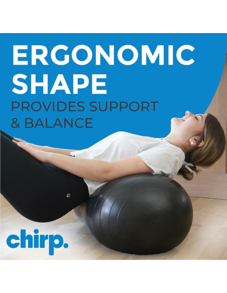 Pelota de Movilidad Chirp Nube Cacahuate 2 Piezas 100x50cm 60x30cm