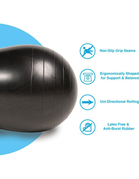 Pelota de Movilidad Chirp Nube Cacahuate 2 Piezas 100x50cm 60x30cm