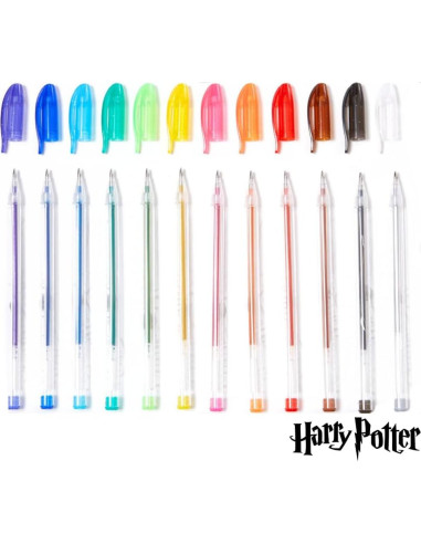 Conjunto de bolígrafos de gel Harry Potter 24 piezas colores
