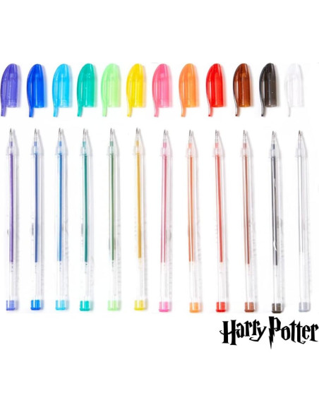 Conjunto de bolígrafos de gel Harry Potter 24 piezas colores