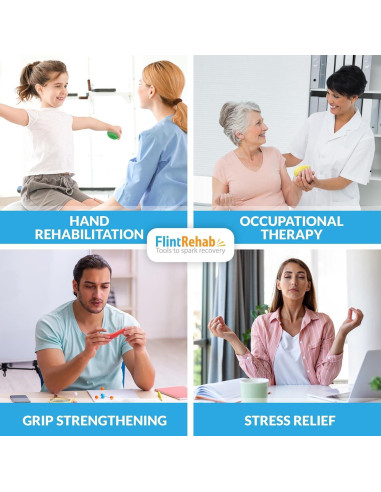Pasta de Terapia FlintRehab para Manos - 4 Paquetes de 85 g