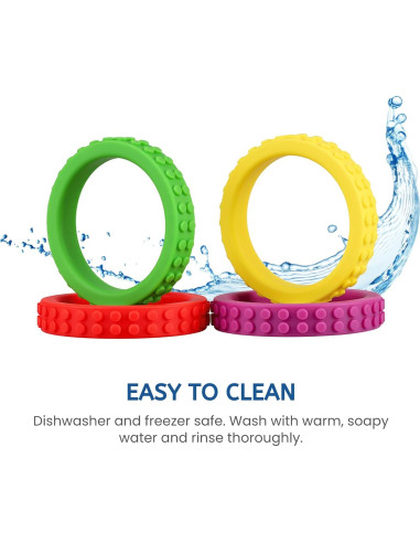 Pulseras Masticables Sensory Kids MFB-2 - 4 Colores