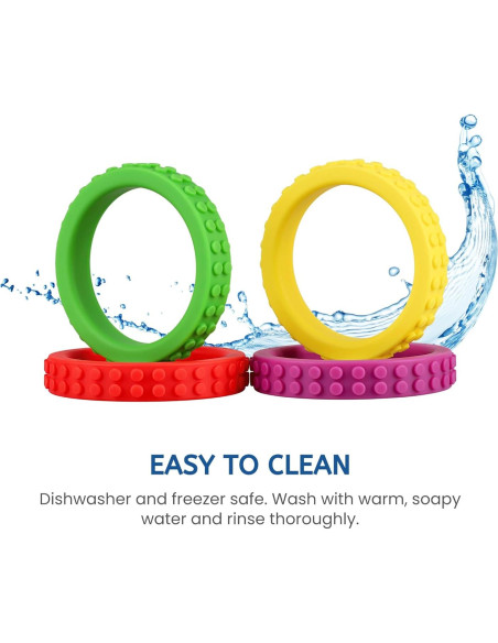 Pulseras Masticables Sensory Kids MFB-2 - 4 Colores