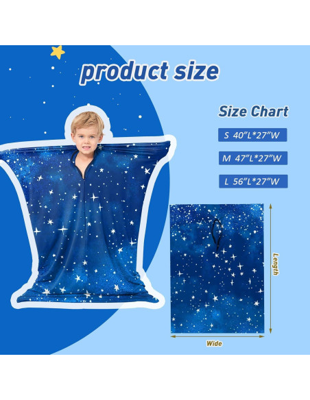 Saco Corporal Sensorial Grande Azul YAERSI 142x69 cm