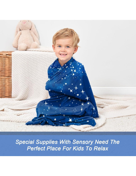 Saco Corporal Sensorial Grande Azul YAERSI 142x69 cm