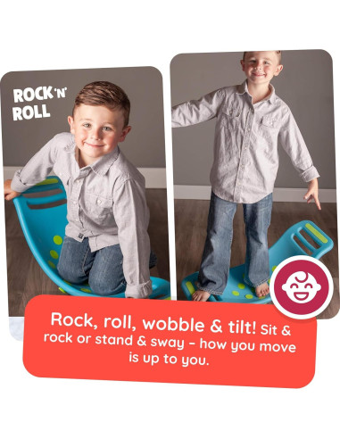 Teeter Popper Fat Brain Toys Azul - Juguete Sensorial 3+ Años