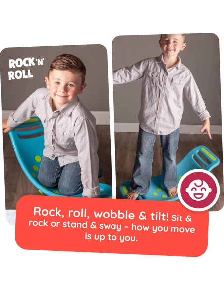 Teeter Popper Fat Brain Toys Azul - Juguete Sensorial 3+ Años