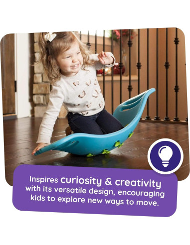 Teeter Popper Fat Brain Toys Azul - Juguete Sensorial 3+ Años