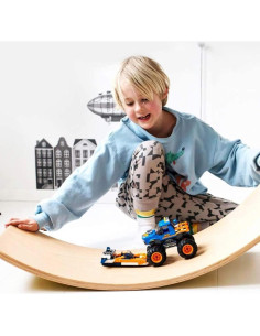 Tablero de Equilibrio Wobble Gentle Monster 89 cm Madera Natural 2