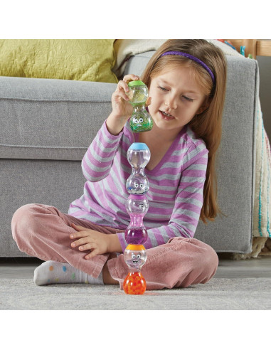 Botellas Sensoriales Hand2Mind - Emociones para Niños 4 Piezas