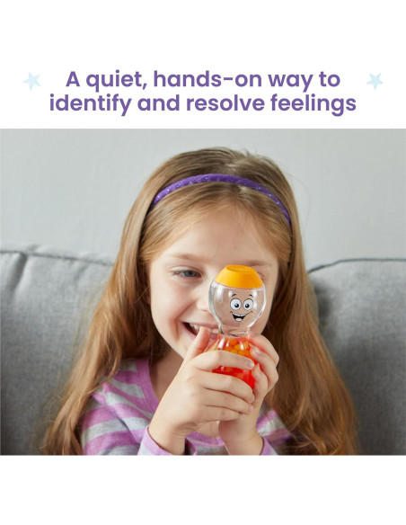 Botellas Sensoriales Hand2Mind - Emociones para Niños 4 Piezas