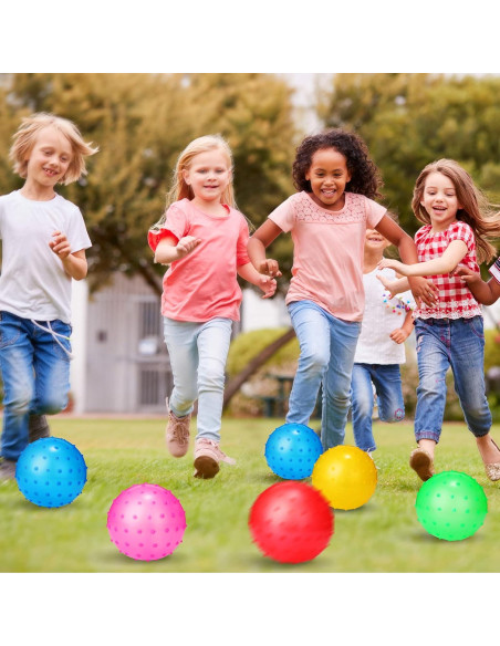 Bolas Sensory Inflables Jerify 12 cm - 24 Piezas Multicolores