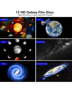 Proyector de Estrellas Syslux 4K HD para Niños - Luz Nocturna 2