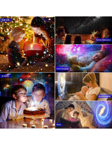 Proyector de Estrellas Syslux 4K HD para Niños - Luz Nocturna
