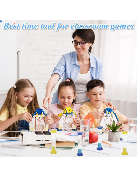 48 Relojes de Arena de 2 Minutos WOPPLXY Coloridos