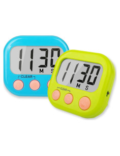 Temporizadores Digitales Magnéticos AOUCE Paquete de 2