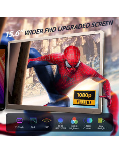 Extensor de Pantalla Enzion Triple 15.6" FHD 1080P USB-C 2