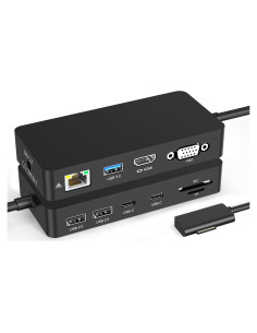 Dock Microsoft Surface 11 en 1 Triple Pantalla 4K HDMI VGA