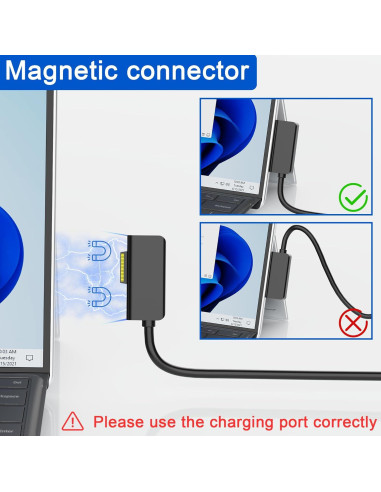 Dock Microsoft Surface 11 en 1 Triple Pantalla 4K HDMI VGA