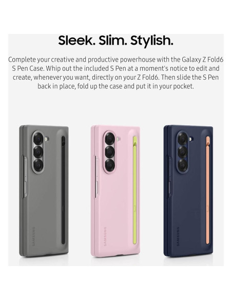 Funda Samsung Galaxy Z Fold 6 con S Pen Rosa Funda Samsung Galaxy Z Fold 6 con S Pen Rosa