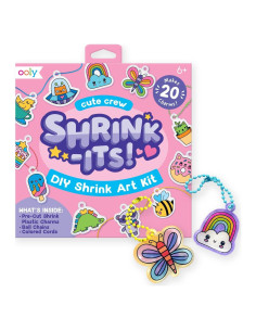 Kit de Arte que Se Encoge Ooly Cute Crew 28 Piezas DIY