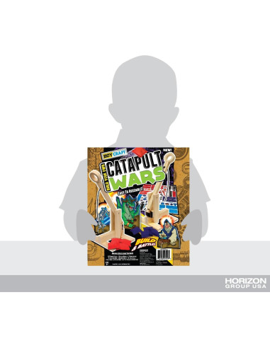 Juego de Guerras de Catapultas Boy Craft - 20 Piezas de Madera