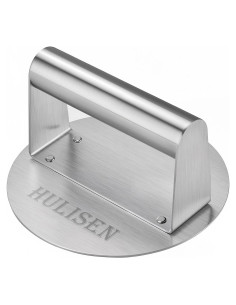 Prensa de Hamburguesas HULISEN Acero Inoxidable 14 cm