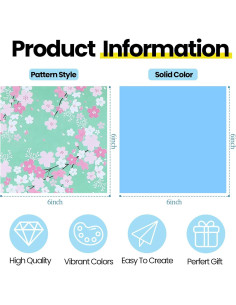 Kit de Papel Origami Lincia 840 Hojas 15x15 cm 20 Colores 2