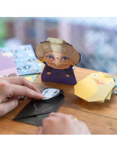 Kit de Origami Studio Ghibli HYVIF - 12 Piezas 15x15cm