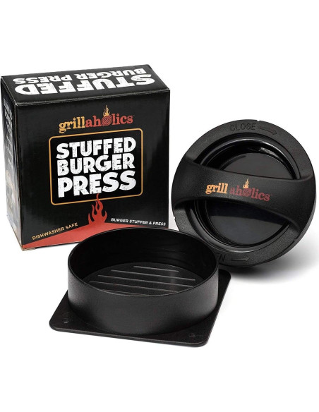 Prensa de Hamburguesas Rellena Grillaholics 3 en 1 - 190g
