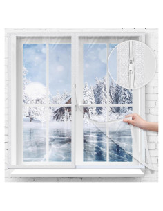 Kit Aislamiento Ventana 120x160 cm Beever Transparente Grueso