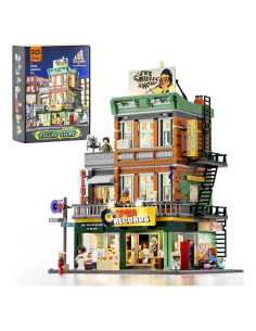 Set de Construcción Tienda de Discos FUNWHOLE 1980 Piezas